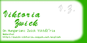 viktoria zwick business card